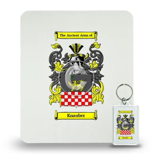 Knauber Mouse Pad and Keychain Combo Package