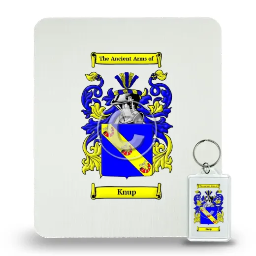 Knup Mouse Pad and Keychain Combo Package