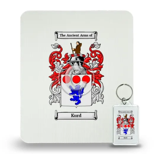 Kurd Mouse Pad and Keychain Combo Package