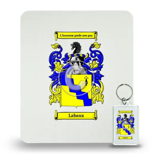 Labaux Mouse Pad and Keychain Combo Package