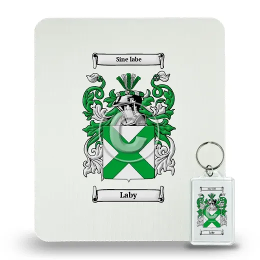 Laby Mouse Pad and Keychain Combo Package
