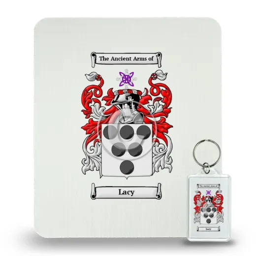 Lacy Mouse Pad and Keychain Combo Package