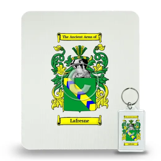 Lafresne Mouse Pad and Keychain Combo Package