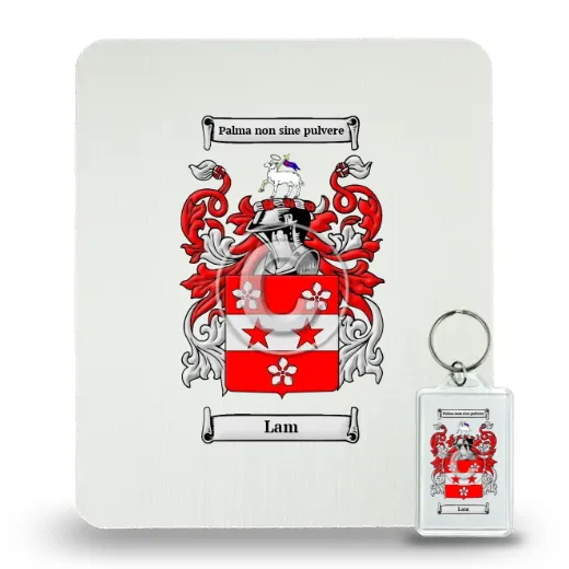 Lam Mouse Pad and Keychain Combo Package