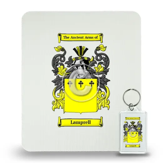 Lamprell Mouse Pad and Keychain Combo Package