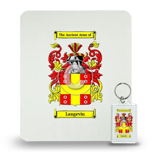 Langevin Mouse Pad and Keychain Combo Package