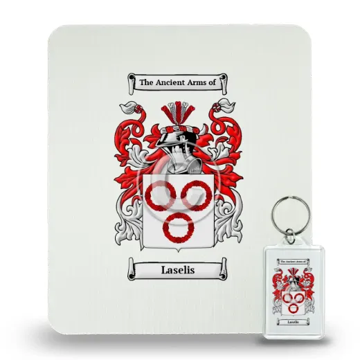Laselis Mouse Pad and Keychain Combo Package