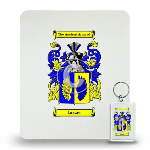 Lazzer Mouse Pad and Keychain Combo Package