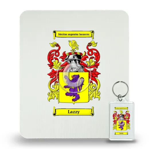 Lazzy Mouse Pad and Keychain Combo Package