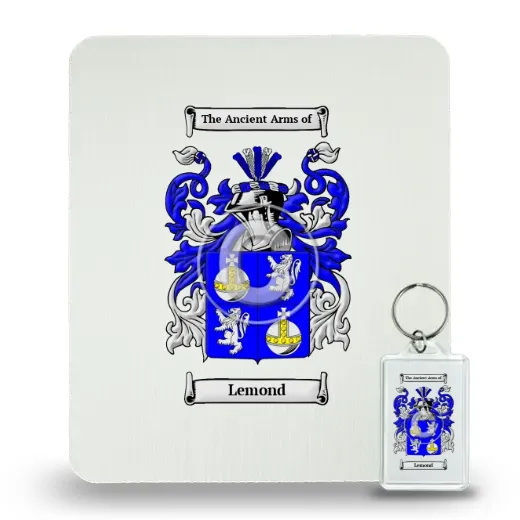 Lemond Mouse Pad and Keychain Combo Package