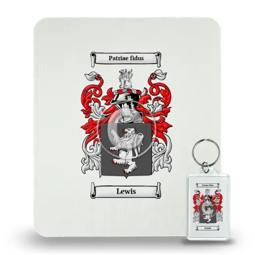 Lewis Mouse Pad and Keychain Combo Package