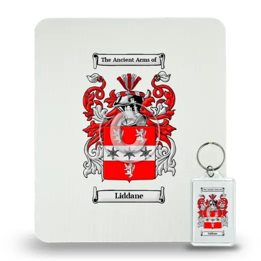 Liddane Mouse Pad and Keychain Combo Package