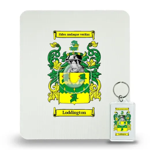 Loddington Mouse Pad and Keychain Combo Package