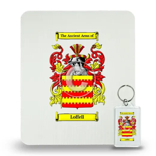 Loffell Mouse Pad and Keychain Combo Package