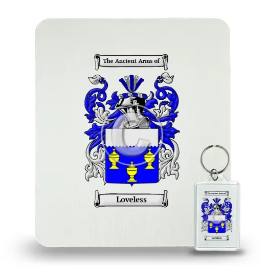 Loveless Mouse Pad and Keychain Combo Package