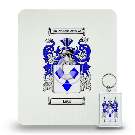 Loys Mouse Pad and Keychain Combo Package
