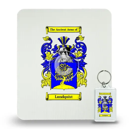 Lundquist Mouse Pad and Keychain Combo Package