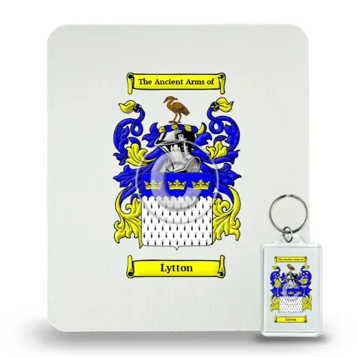 Lytton Mouse Pad and Keychain Combo Package