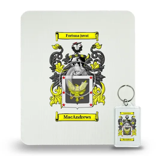 MacAndrews Mouse Pad and Keychain Combo Package