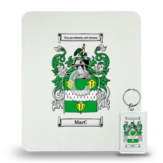 MacC Mouse Pad and Keychain Combo Package