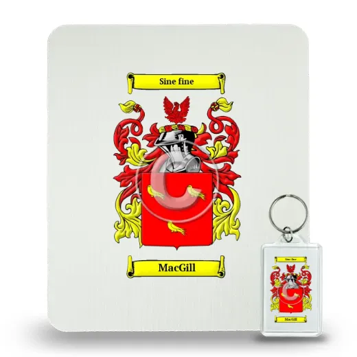 MacGill Mouse Pad and Keychain Combo Package