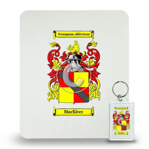 MacKiver Mouse Pad and Keychain Combo Package