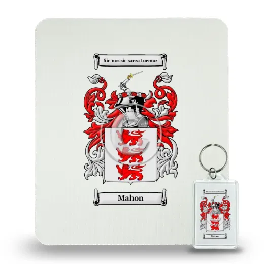 Mahon Mouse Pad and Keychain Combo Package