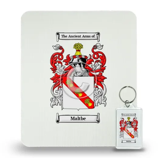 Maltbe Mouse Pad and Keychain Combo Package