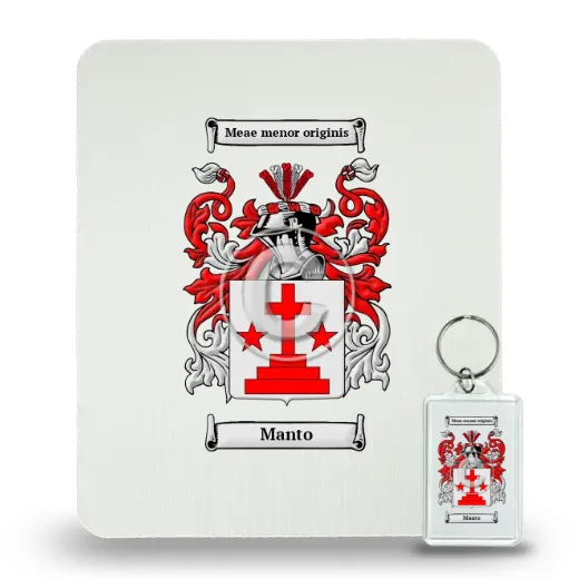 Manto Mouse Pad and Keychain Combo Package