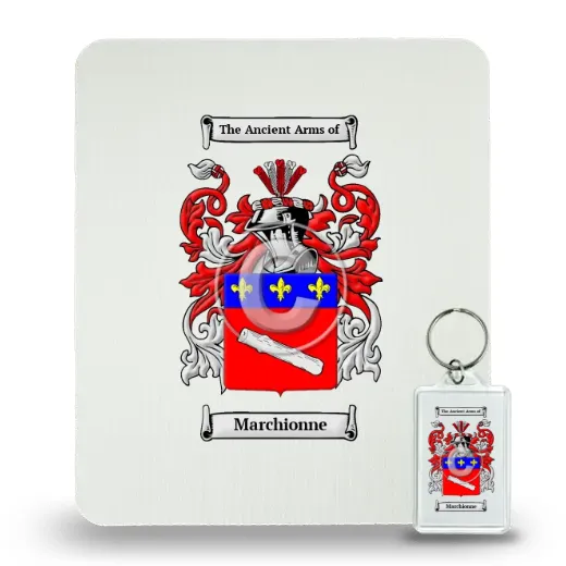 Marchionne Mouse Pad and Keychain Combo Package