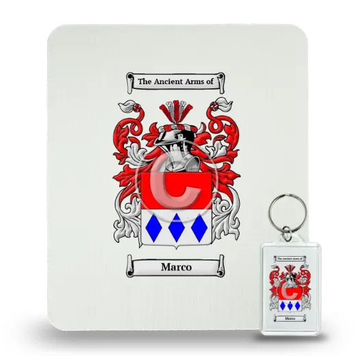 Marco Mouse Pad and Keychain Combo Package