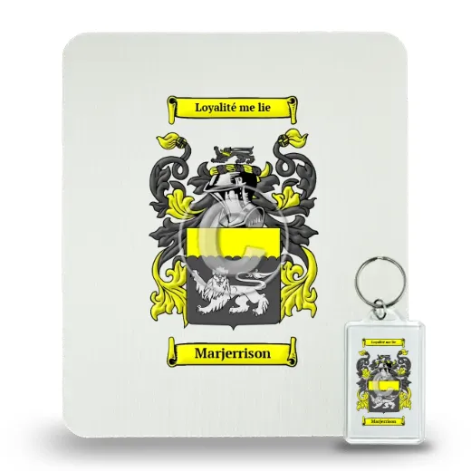 Marjerrison Mouse Pad and Keychain Combo Package