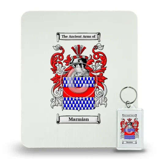 Marmian Mouse Pad and Keychain Combo Package