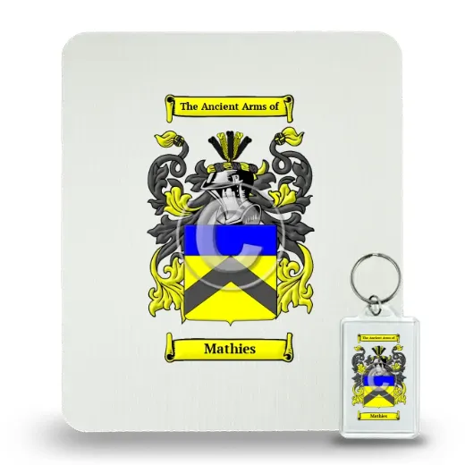 Mathies Mouse Pad and Keychain Combo Package