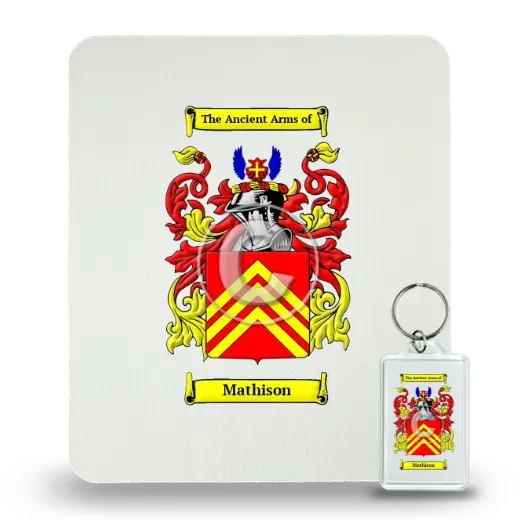 Mathison Mouse Pad and Keychain Combo Package