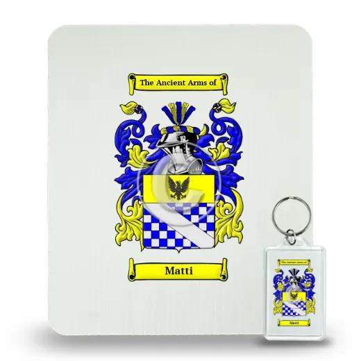 Matti Mouse Pad and Keychain Combo Package