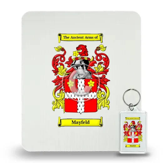 Mayfeld Mouse Pad and Keychain Combo Package