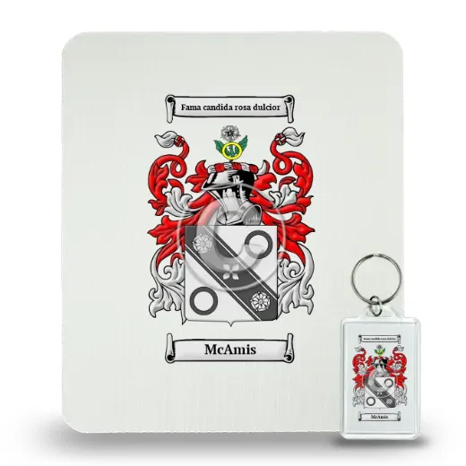 McAmis Mouse Pad and Keychain Combo Package