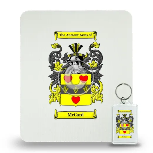 McCard Mouse Pad and Keychain Combo Package