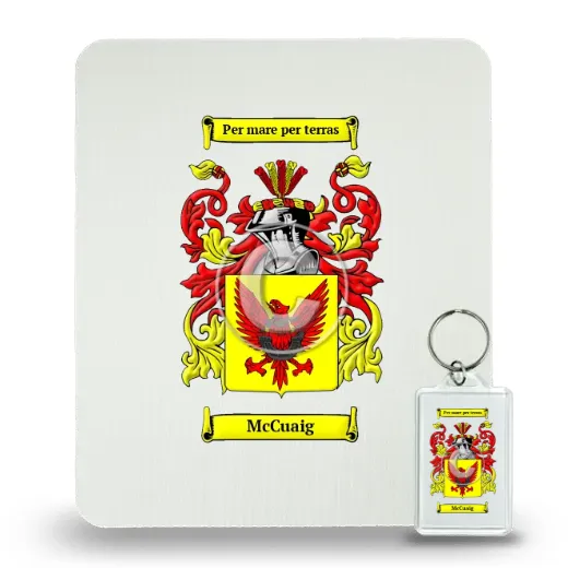 McCuaig Mouse Pad and Keychain Combo Package