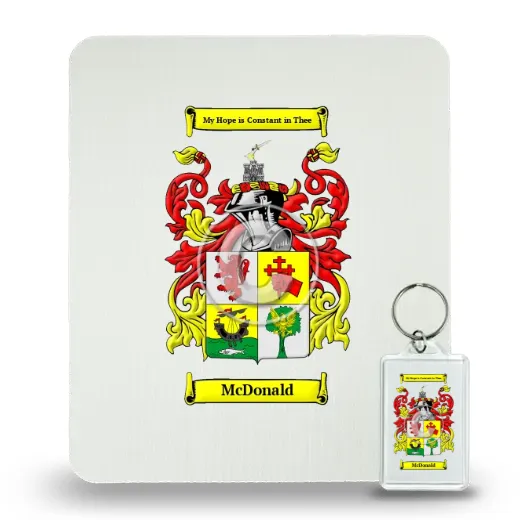McDonald Mouse Pad and Keychain Combo Package