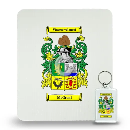 McGreal Mouse Pad and Keychain Combo Package