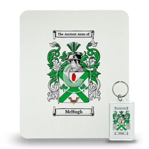 McHugh Mouse Pad and Keychain Combo Package
