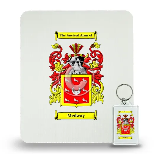 Medway Mouse Pad and Keychain Combo Package