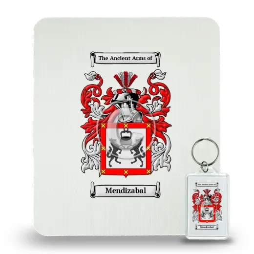 Mendizabal Mouse Pad and Keychain Combo Package