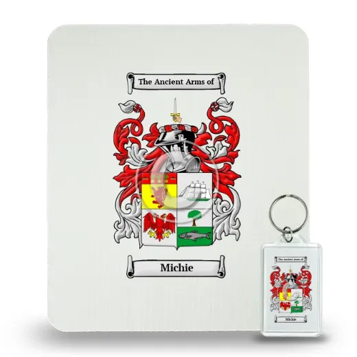 Michie Mouse Pad and Keychain Combo Package
