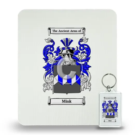 Mink Mouse Pad and Keychain Combo Package
