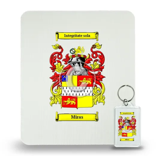 Miras Mouse Pad and Keychain Combo Package