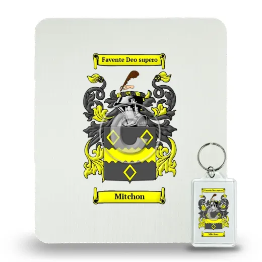 Mitchon Mouse Pad and Keychain Combo Package