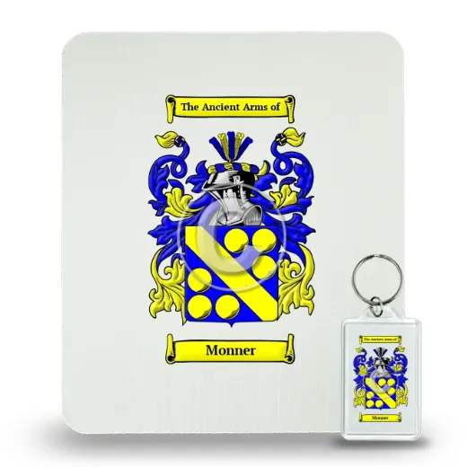 Monner Mouse Pad and Keychain Combo Package